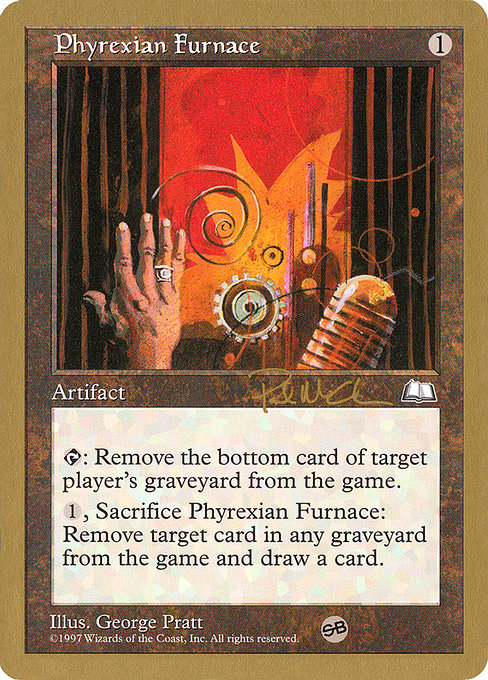 Phyrexian Furnace from World Championship Decks 1997
