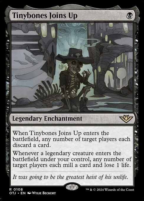 Tinybones Joins Up highlighted card art