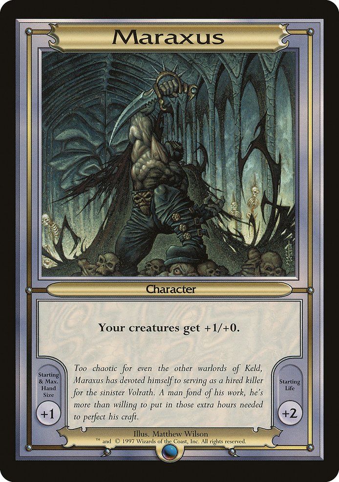 Maraxus highlighted card art