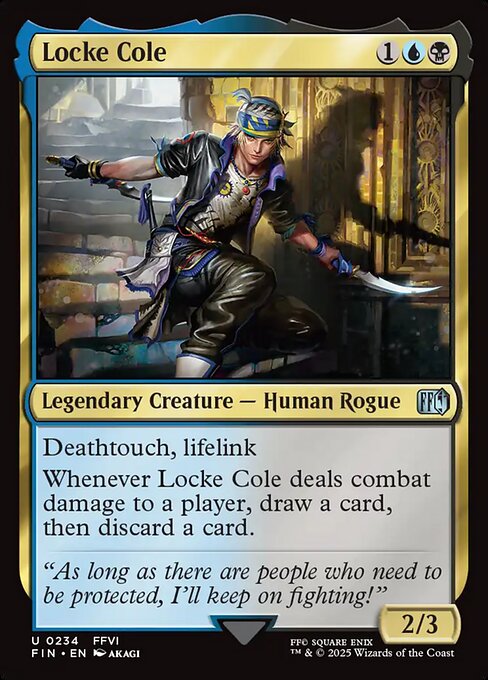 Locke Cole highlighted card art