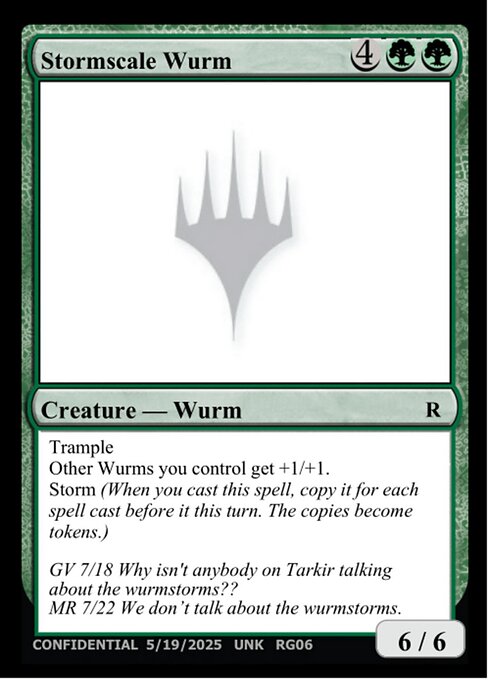 Stormscale Wurm from Unknown Event