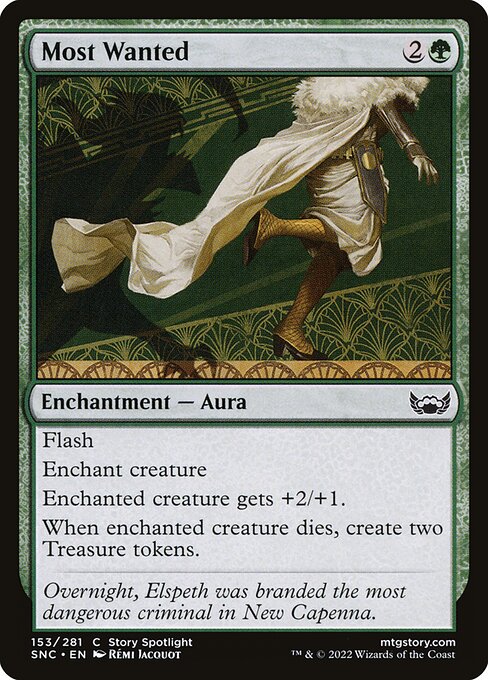 Most Wanted highlighted card art
