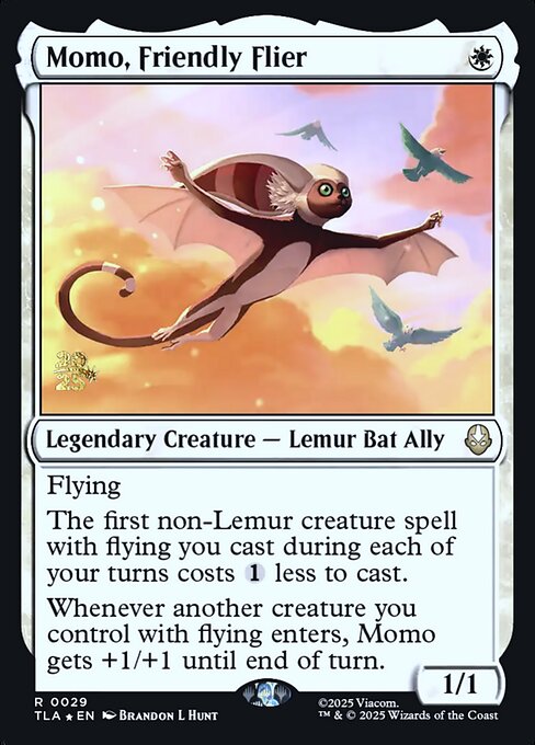Momo, Friendly Flier from Avatar: The Last Airbender Promos