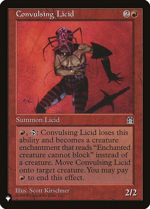 Convulsing Licid highlighted card art
