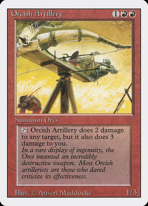 Orcish Artillery from Revised Edition