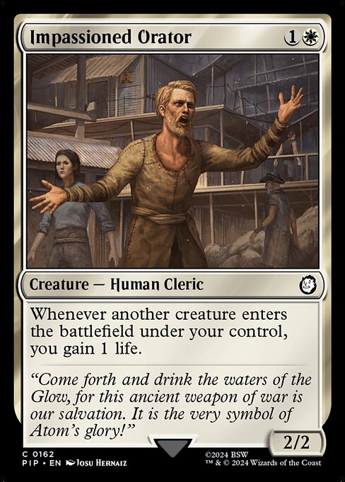 Impassioned Orator highlighted card art