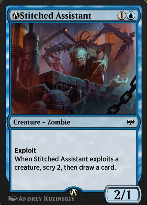 A-Stitched Assistant highlighted card art