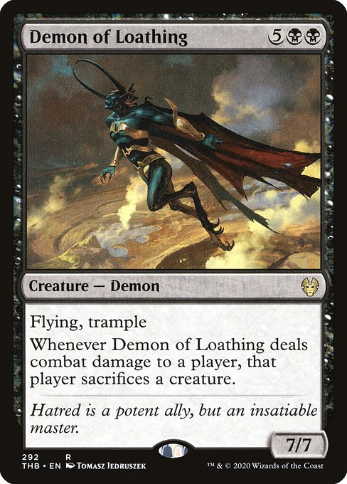 Demon of Loathing from Theros Beyond Death