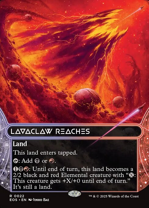 Lavaclaw Reaches highlighted card art