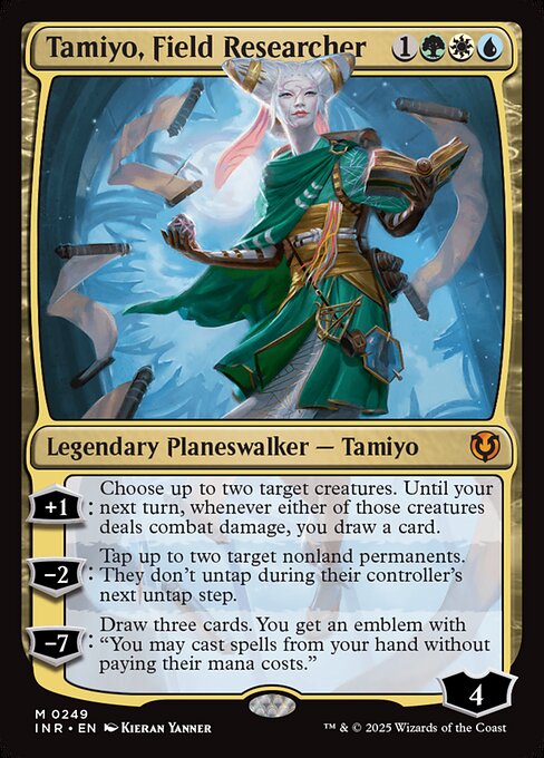 Tamiyo, Field Researcher highlighted card art