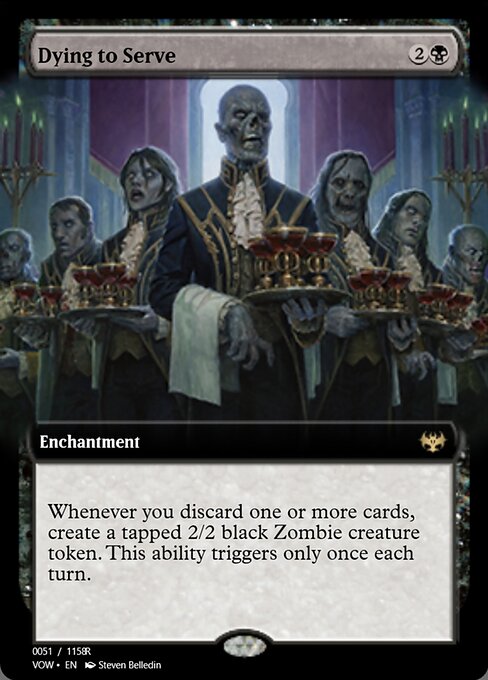 Dying to Serve highlighted card art