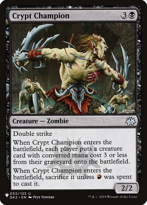 Crypt Champion highlighted card art