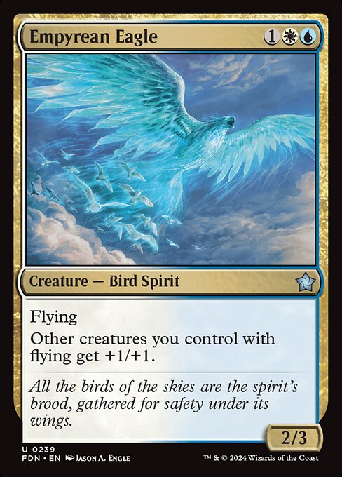 Empyrean Eagle highlighted card art