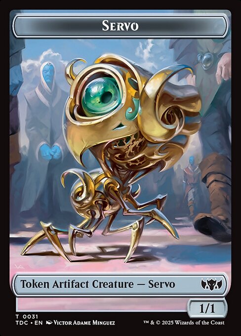 Servo highlighted card art