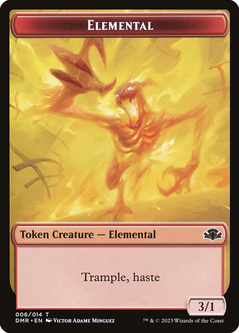 Elemental from Dominaria Remastered Tokens