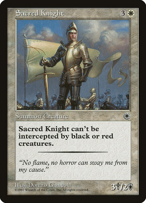 Sacred Knight highlighted card art