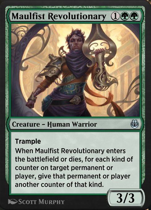 Maulfist Revolutionary highlighted card art