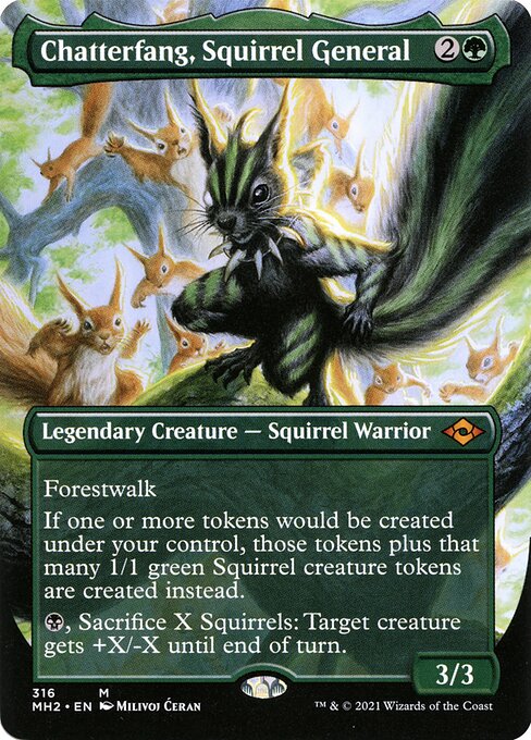 Chatterfang, Squirrel General from Modern Horizons 2