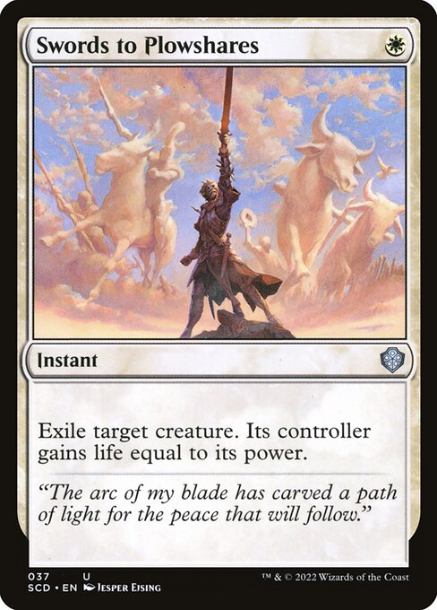 Swords to Plowshares from Starter Commander Decks