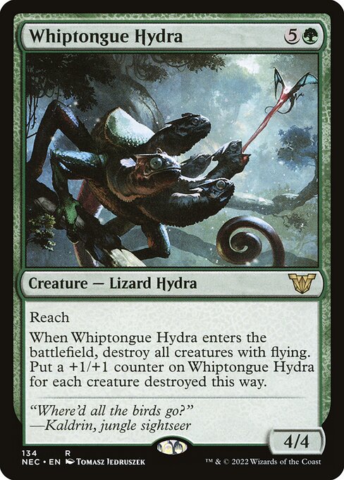Whiptongue Hydra highlighted card art
