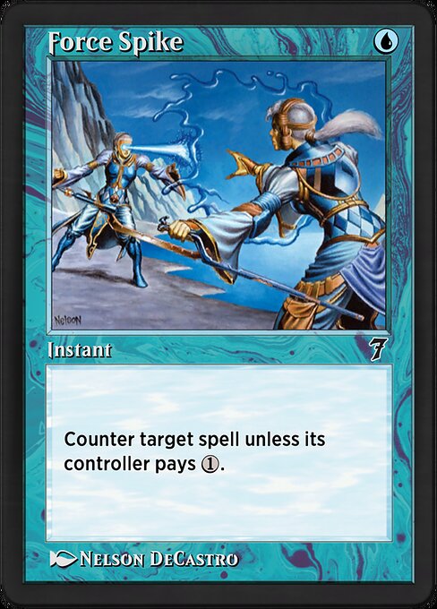 Force Spike highlighted card art