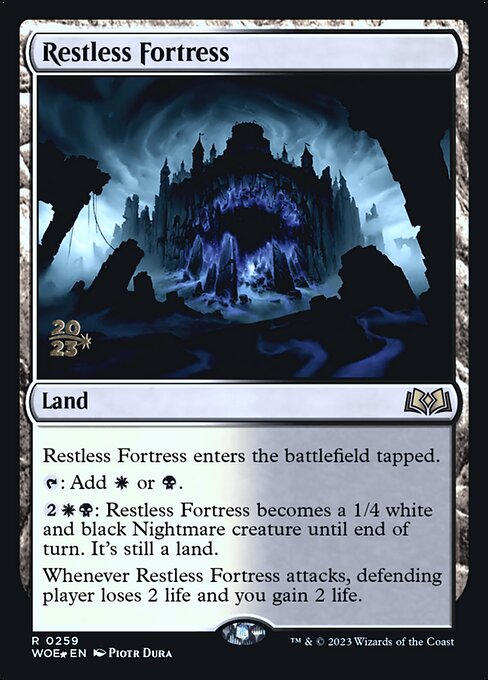 Restless Fortress highlighted card art