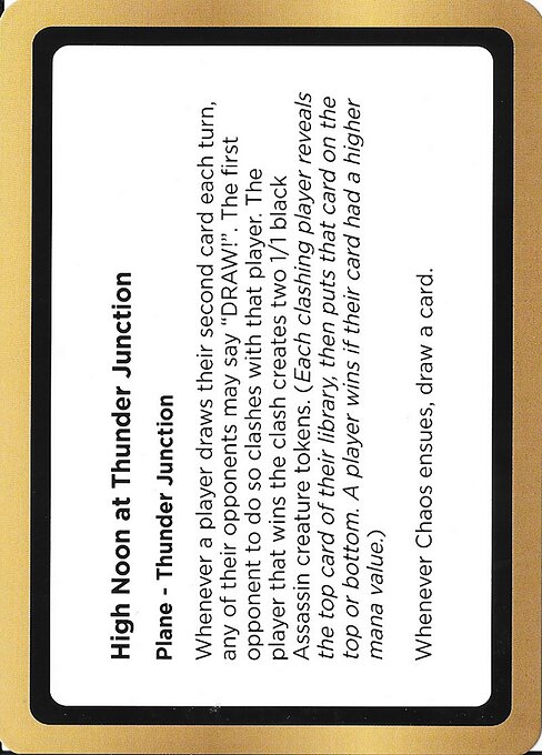 High Noon At Thunder Junction highlighted card art