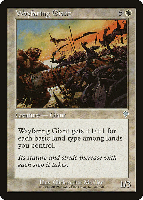 Wayfaring Giant highlighted card art