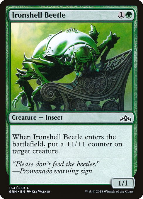 Ironshell Beetle from Guilds of Ravnica