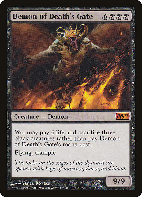 Demon of Death's Gate from Magic 2011
