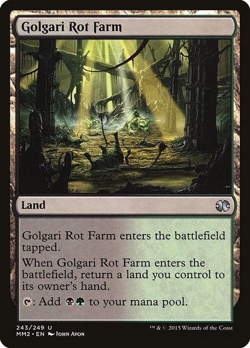 Golgari Rot Farm from Modern Masters 2015