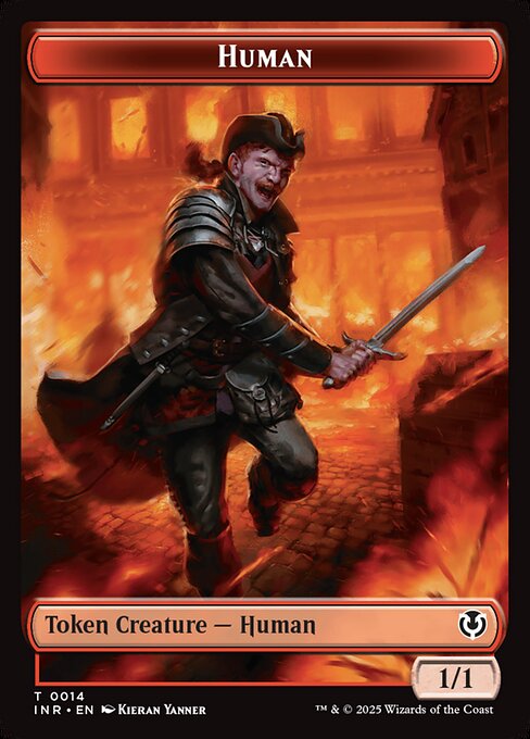 Human highlighted card art