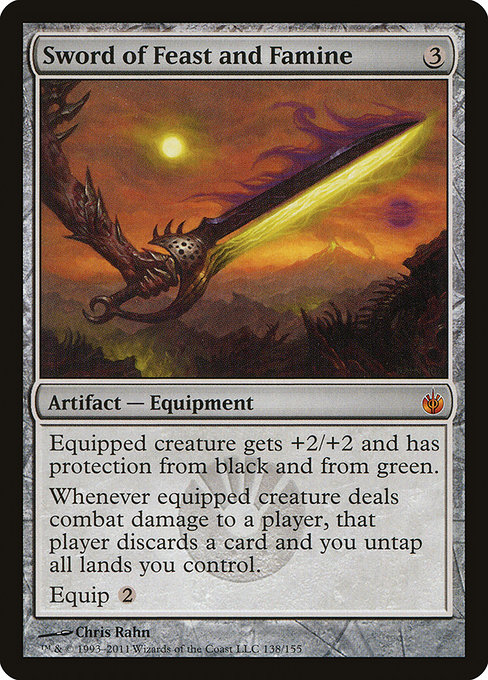 Sword of Feast and Famine from Mirrodin Besieged