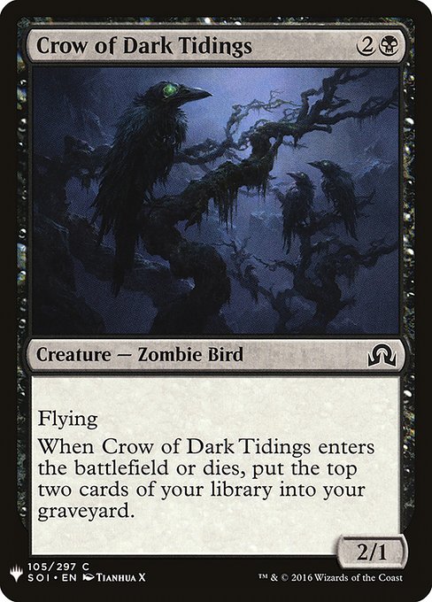 Crow of Dark Tidings from The List