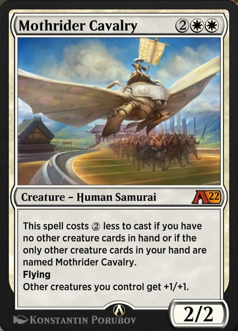 Mothrider Cavalry highlighted card art