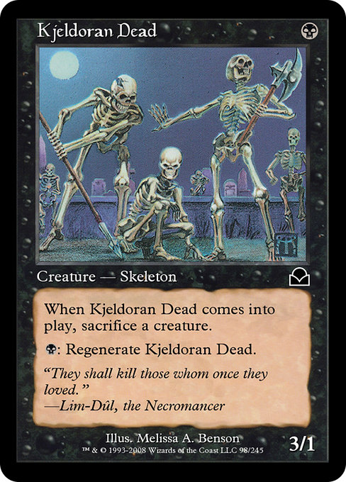 Kjeldoran Dead highlighted card art