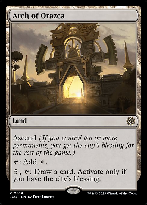 Arch of Orazca highlighted card art