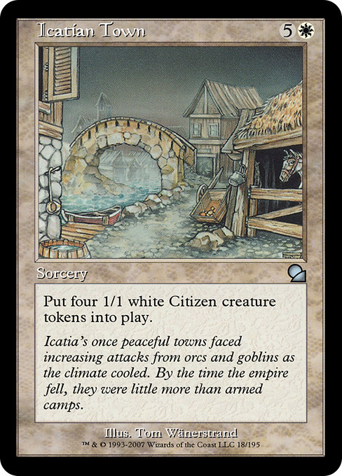 Icatian Town highlighted card art