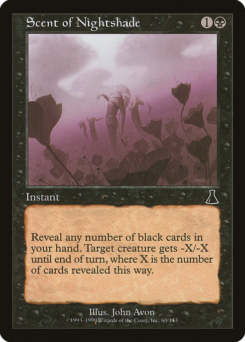 Scent of Nightshade highlighted card art