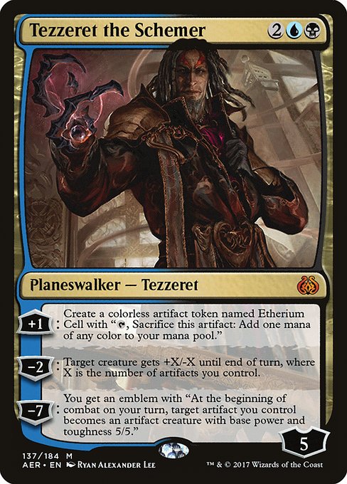 Tezzeret the Schemer from Aether Revolt