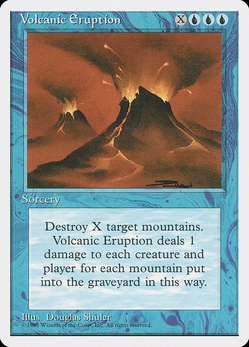 Volcanic Eruption from Fourth Edition