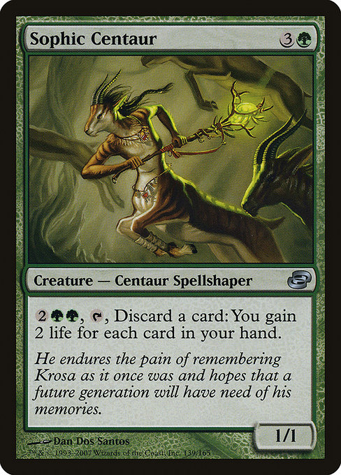 Sophic Centaur highlighted card art