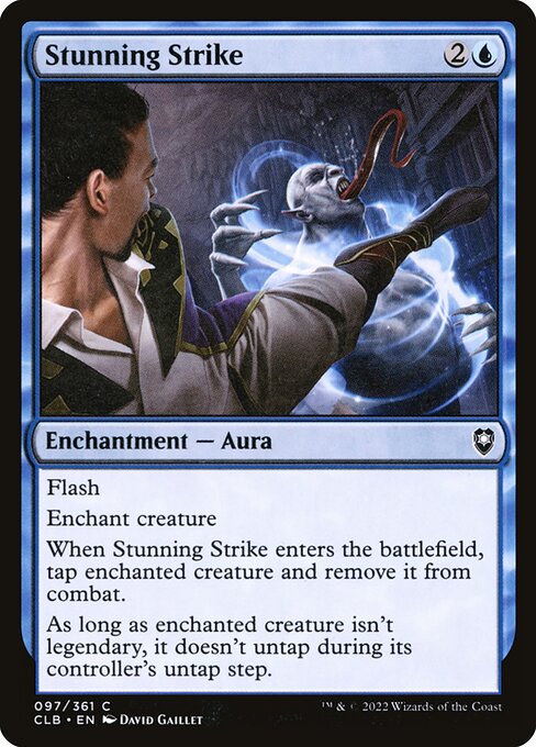 Stunning Strike highlighted card art