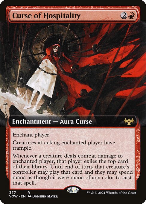 Curse of Hospitality from Innistrad: Crimson Vow