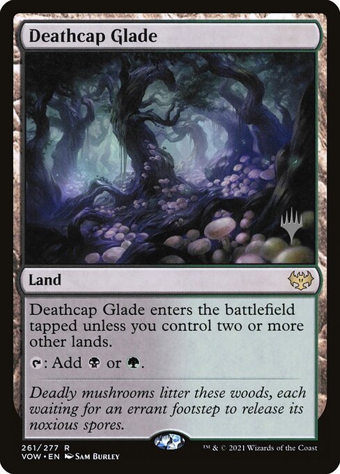 Deathcap Glade from Innistrad: Crimson Vow Promos