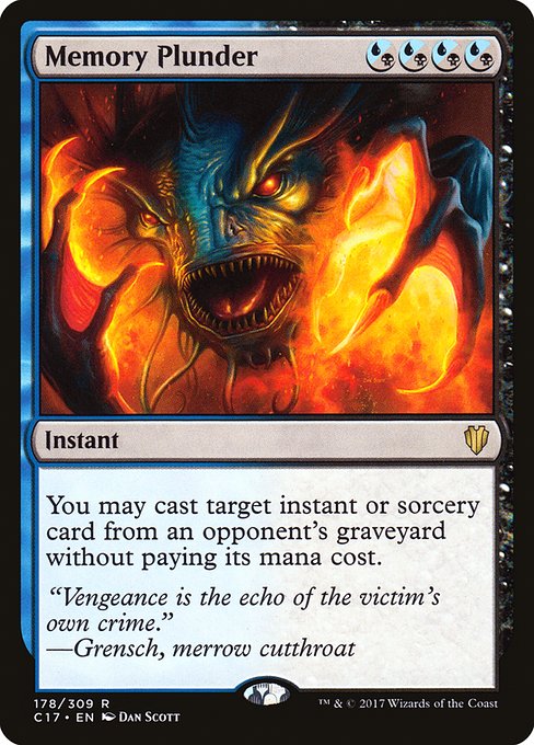 Memory Plunder from Commander 2017