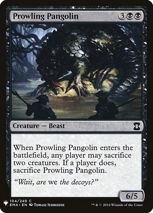 Prowling Pangolin highlighted card art