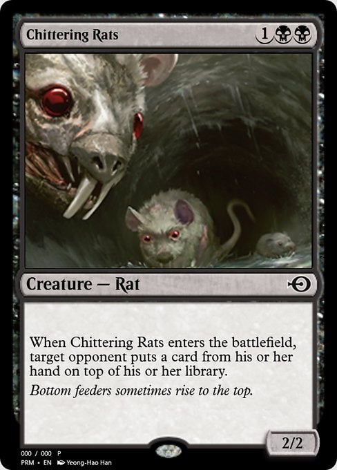 Chittering Rats from Magic Online Promos