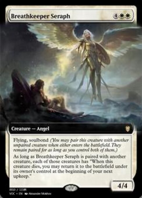 Breathkeeper Seraph highlighted card art