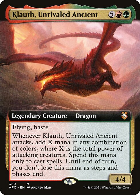 Klauth, Unrivaled Ancient from Forgotten Realms Commander